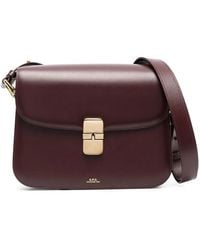 A.P.C. - Sac Porté Épaule Grace En Cuir - Lyst