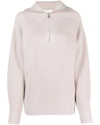 Isabel Marant - Benny Pullover Mit Kurzem Reißverschluss - Lyst