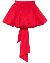 Blumarine - Bow-Detail Puff Mini Skirt - Lyst
