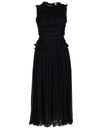 Ulla Johnson - Etta Ruffled Midi Dress - Lyst