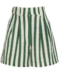 Emporio Sirenuse - Beatrice Striped Shorts - Lyst