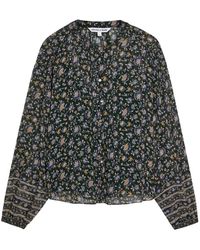 Veronica Beard - Lollie Floral Print Blouse - Lyst