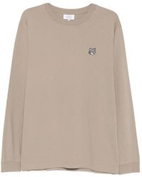 Maison Kitsuné - Fox Head Long-Sleeve T-Shirt - Lyst