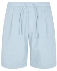 Michael Coal - Drawstring Pleated Track Shorts - Lyst