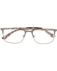 Calvin Klein - Tortoiseshell Square-Frame Glasses - Lyst