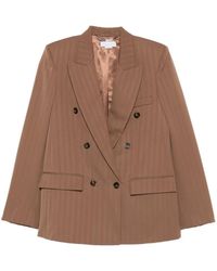Stella McCartney - Chaqueta Con Doble Botonadura - Lyst