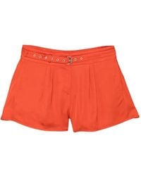 IRO - Belted Pleated Shorts - Lyst