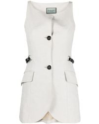 DURAZZI MILANO - Button-Fastening Sleeveless Waistcoat - Lyst