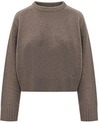 Loulou de Saison - Bruzzi Lds Crew-Neck Wool Sweater - Lyst