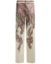 Etro - Paisley-print Trousers - Lyst