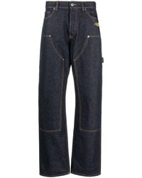 Off-White c/o Virgil Abloh - Gerade Jeans mit Kontrastnähten - Lyst