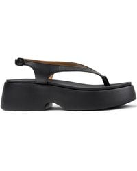 Camper - Tasha Buckle-Fastening Platform Sandals - Lyst