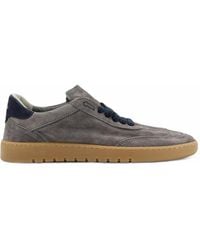 PIUMESTUDIO - Suede Lace-Up Low-Top Sneakers - Lyst
