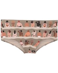 Amir Slama - Graphic-Print Swim Trunks - Lyst