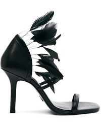 Patrizia Pepe - Sandales Essential À Détail De Mouche - Lyst