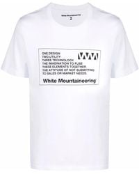 White Mountaineering - Graphic-Print Cotton T-Shirt - Lyst