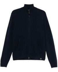 Jacob Cohen - Zip-Up High-Neck Cardigan - Lyst