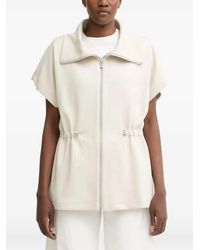 Joseph Ribkoff - Zip-Up Drawstring Sweatshirt - Lyst