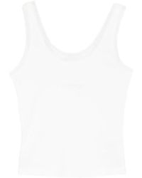 Patrizia Pepe - Logo-Lettering Tank Top - Lyst
