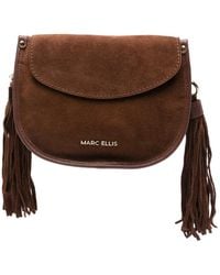 Marc Ellis - Lima Fringe-Trim Leather Shoulder Bag - Lyst