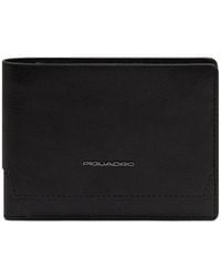 Piquadro - Bifold Leather Wallet - Lyst