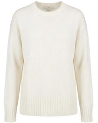 Malo - Ribbed-Trim Cashmere Sweater - Lyst