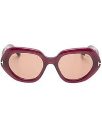 Tom Ford - April-02 Geometric-Frame Sunglasses - Lyst