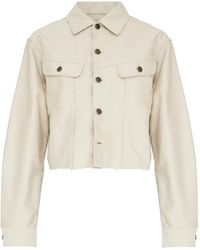 Maison Margiela - クロップド デニムジャケット - Lyst