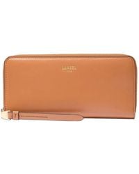 Lancel - Zip-Around Leather Wallet - Lyst
