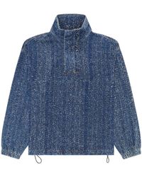 DIESEL - Bouclé Denim Pullover Jacket - Lyst