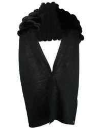 Twinset - Faux-Fur Trim Scarf - Lyst