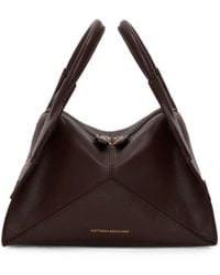 Victoria Beckham - Mini Plié Leather Tote Bag - Lyst