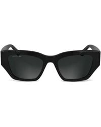Lacoste - Geometric-Frame Sunglasses - Lyst