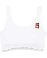 Nike - Logo-Print Sports Bra - Lyst