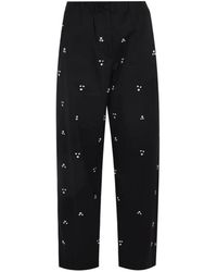 A PAPER KID - Crystal-Embellished Trousers - Lyst
