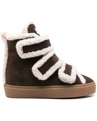 Inuikii - Shearling Touch-Strap Boots - Lyst