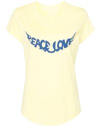 Zadig & Voltaire - T-shirt Woop à motif d'ailes - Lyst