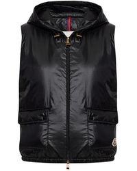 Moncler - Gilet Lansette À Capuche - Lyst