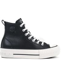 KARL LAGERFELD - Kampus Max Nft Platform High-Top Sneakers - Lyst