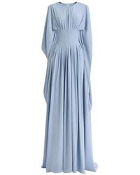 Gemy Maalouf - Flowy High-Neck Maxi Dress - Lyst
