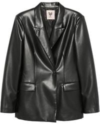 Aniye By - Blazer En Cuir Artificiel À Simple Boutonnage - Lyst