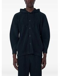 Homme Plissé Issey Miyake - Veste Plissée À Capuche - Lyst