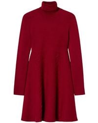 Twinset - Robe Courte En Maille À Col Roulé - Lyst