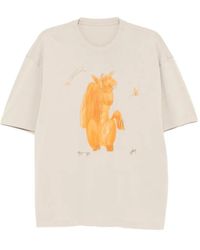 JNBY - T-Shirt À Imprimé Pony - Lyst