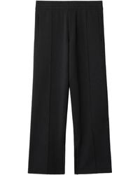 Burberry - Equestrian Knight Cotton Track Pants - Lyst