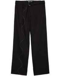 MSGM - Hose Mit Geradem Bein - Lyst
