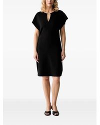 Guess - Logo-Plaque Mini Dress - Lyst