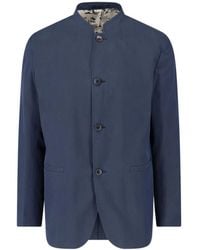 Paul Smith - Mantel Mit Mandarinkragen - Lyst