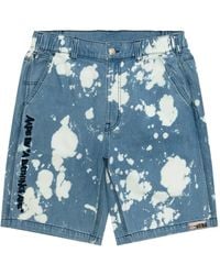 Aape By A Bathing Ape - Short À Logo Brodé - Lyst