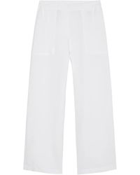 Marc O' Polo - Elasticated-Waistband Wide-Leg Trousers - Lyst